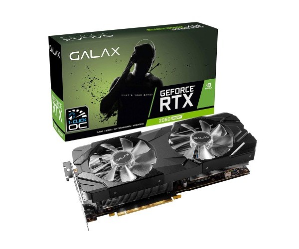 GALAX GeForce RTX 2060 Super EX (1-Click OC) 8GB GDDR6 256-bit Graphics Card