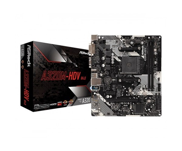 ASRock A320M-HDV R4.0 AMD Motherboard