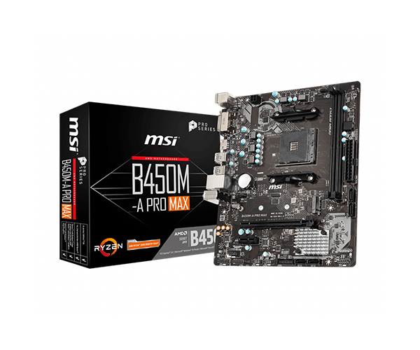 MSI B450M-A PRO MAX AMD AM4 MOTHERBOARD