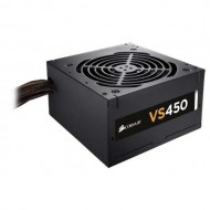 CORSAIR VS SERIES VS450 450 WATT 80 PLUS WHITE CERTIFIED SLEEVE CABLE NON-MODULAR POWER SUPPLY WITH 3 YEARS WARRANTY