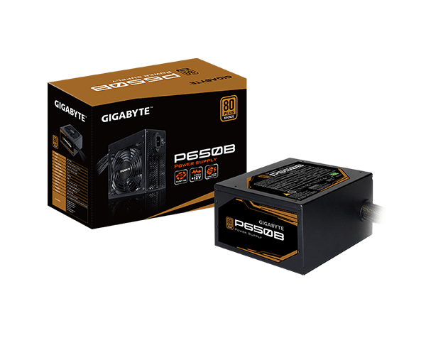GIGABYTE P650B 80 PLUS BRONZE 650W POWER SUPPLY (Only for PC Sale)