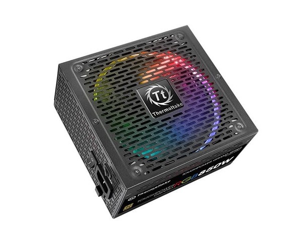 THERMALTAKE TOUGHPOWER GRAND RGB SYNC EDITION 850W FULL MODULAR 80 PLUS GOLD FLAT SLAVE CABLE POWER SUPPLY
