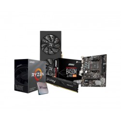 AMD RYZEN 5 3500X Processor and MSI B450M-A PRO MAX AMD AM4 MOTHERBOARD and Peladn RX 5600 6G and Kingston 16GB RAM