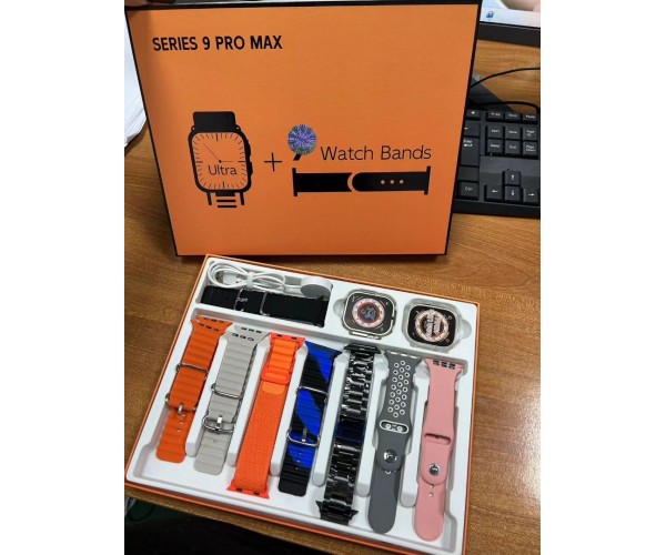 Ultra Series 9 Pro Max(Ultra 2) 8 in 1 Smart Watch