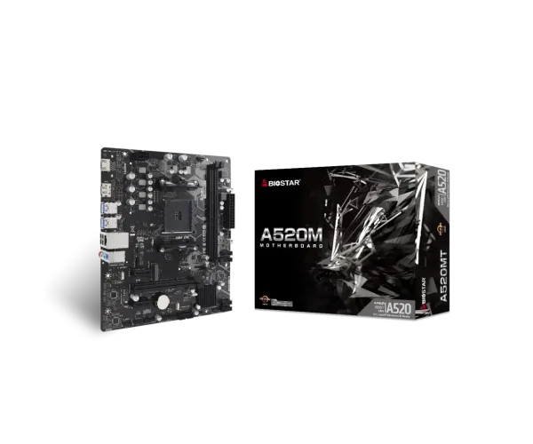 BIOSTAR A520MT DDR4 AMD AM4 Micro ATX Motherboard