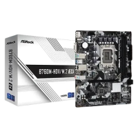 ASRock B760M-HDV/M.2 D4 13th and 12th Gen Micro ATX Motherboard