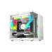 Revenger DUO Dynamic Mini Tower Full-View Micro-ATX ARGB Casing White