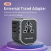 Vention FJCB0 3-Port  Universal Travel Adapter
