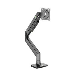 Kaloc KLC-DS160 22-40 inch Black Adjustable Single Arm Monitor Desktop Mount Stand