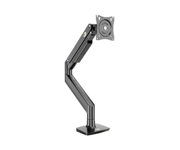 Kaloc KLC-DS160 22-40 inch Black Adjustable Single Arm Monitor Desktop Mount Stand