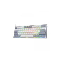 Redragon K617 FIZZ RGB Red Switch White-gray gaming Keyboard