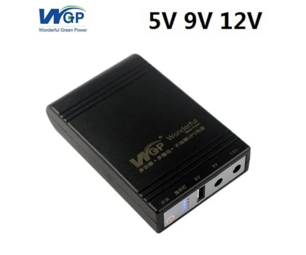 WGP Mini UPS 10400 mAh Battery 5,9,12 Update version