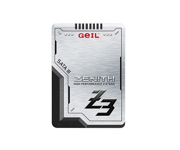 GEIL Zenith Z3 512GB SATA III 2.5 Inch SSD (Silver)