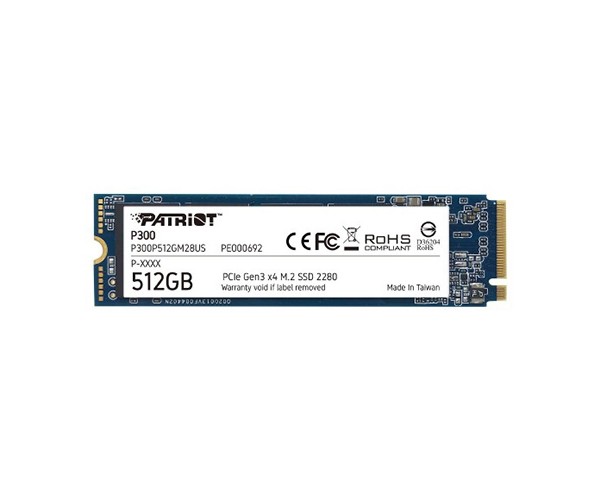 Patriot P300 512GB M.2 2280 PCIe NVMe SSD