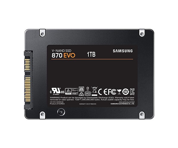 Samsung 870 EVO 1tb 2.5 Inch SATA III Internal SSD