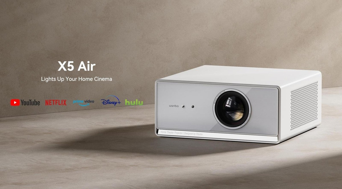 Wanbo X5 Air FHD 1100 ANSI Official Android TV Projector description image