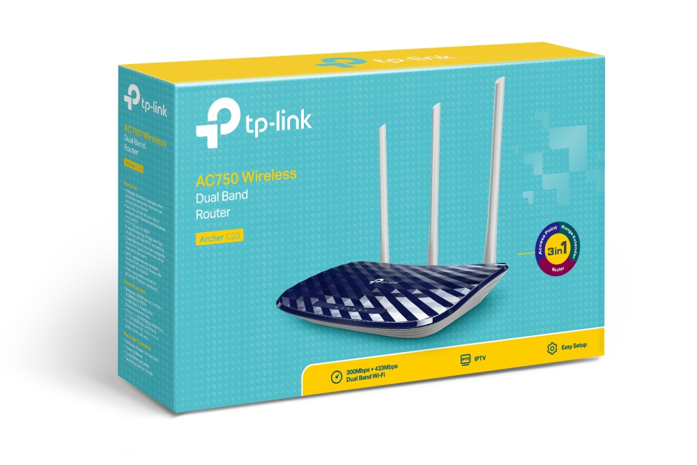 Tp-link Archer c20 AC750 Dual Band Router Price in BD 2024